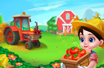 Farm House Farming Games for Kids