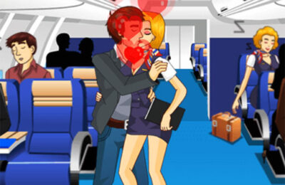 Air Hostess Kissing