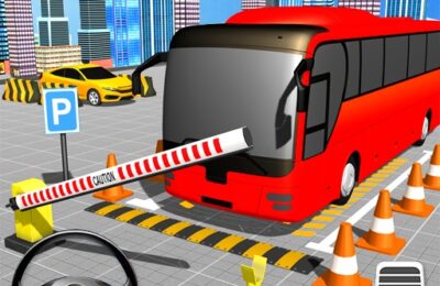 American Modern Bus Parking : Bus Game Simulator 2020