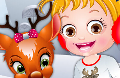 Baby Hazel Reindeer Surprise