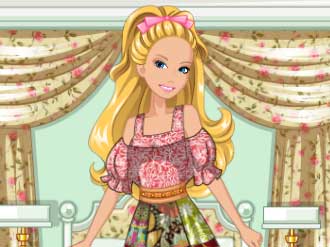 Barbie’s Patchwork Peasant Dress