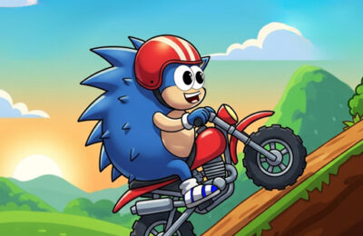 Blue Hedgehog Hill Dash Ride