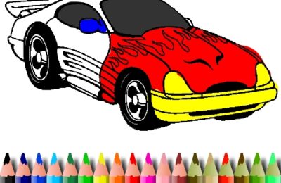 BTS Muscle Car Coloring