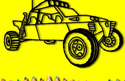 BTS Rally Car Coloring Book