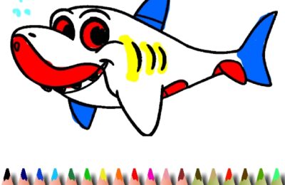 BTS Shark Coloring Book