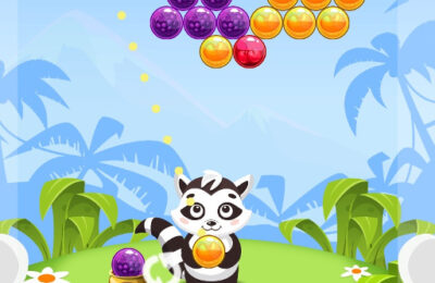 Bubble Shooter Raccoon