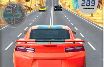 Car Racing in Fast Highway Traffic