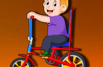 Cartoon Bike Jigsaw