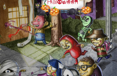 Cartoon Halloween Slide Puzzle