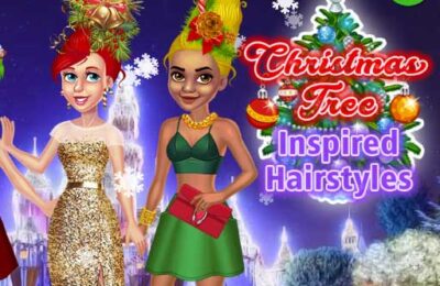 Christmas Tree Inspired Hairstyles