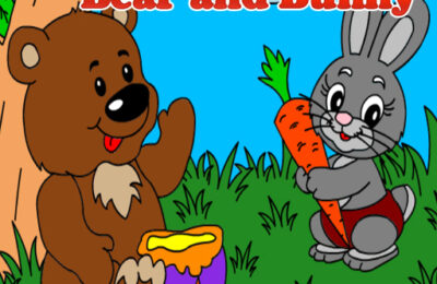 Coloring Bear and Bunny