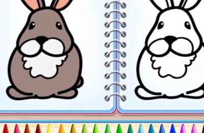 Coloring Bunny Book