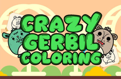 Crazy Gerbil Coloring