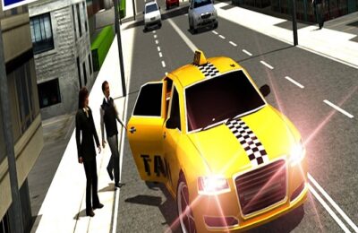 Crazy Taxi Car Simulation Game 3D