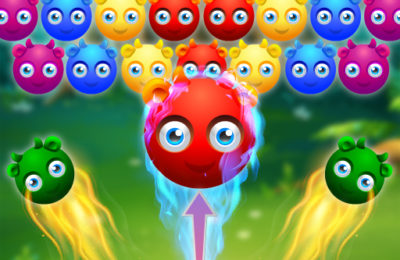 Cute Monster Bubble Shooter