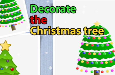 Decorate the Christmas Tree for Kids