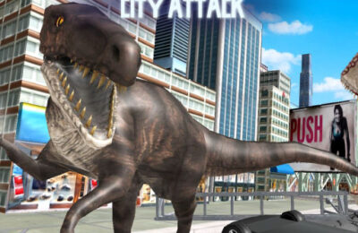 Dino Simulator City Attack