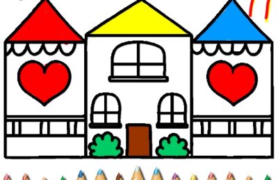 Doll House Coloring Book