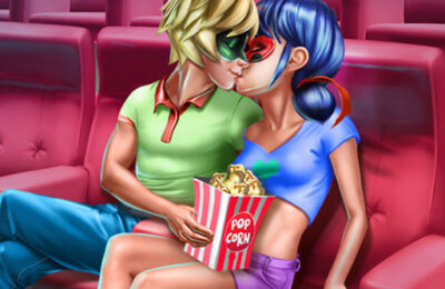 Dotted Girl Cinema Flirting