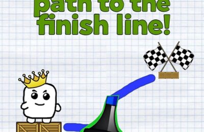 Draw a path to the finish line!