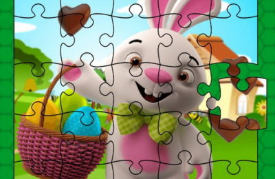 Easter Bunny Eggs Jigsaw