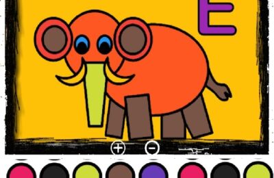 Easy Kids Coloring Letters