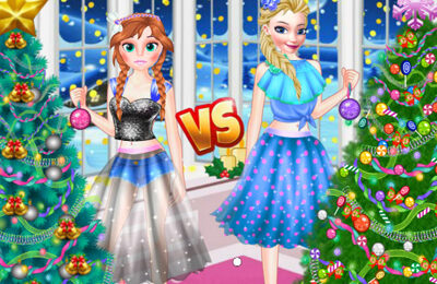 Ellie VS Annie Christman Tree!