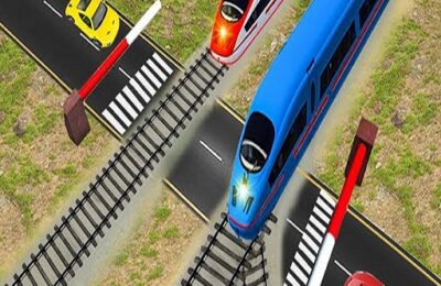 Euro Railroad Crossing : Railway Train Passing 3D