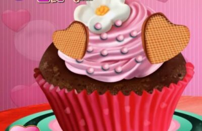 First Date Love Cupcake