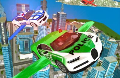 Flying Police Car Simulator