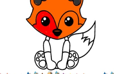 Fox Coloring Book