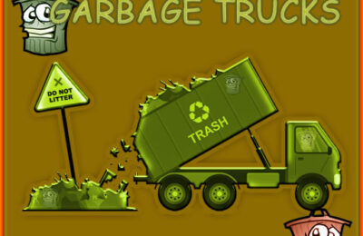 Garbage Trucks Hidden Trash Can