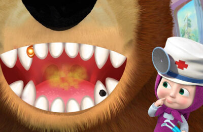 Girl And The Bear Dentist Game