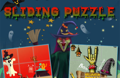 Halloween Sliding Puzzle