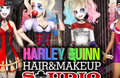 Harley Quinn Hair and Makeup Studio