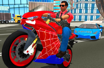 Hero Stunt Spider Bike Simulator 3d