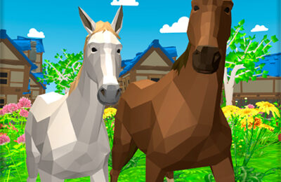 Horse Family Animal Simulator 3D