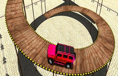 Impossible Tracks Prado Car Stunt Game