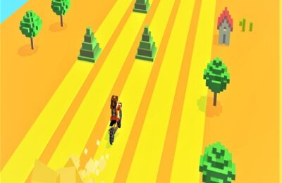 Infinite Bike Runner Game 3D