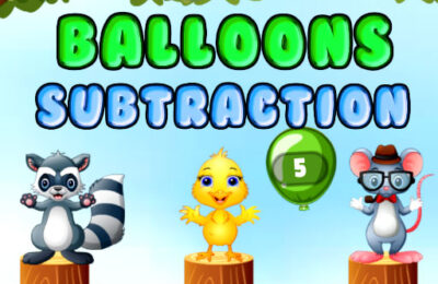 Jungle Balloons Subtraction