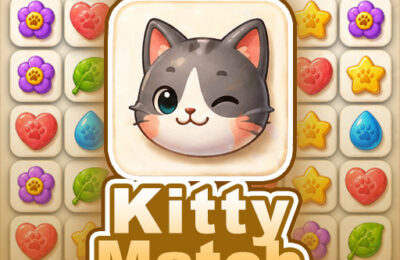 Kitty Match 3 puzzle game