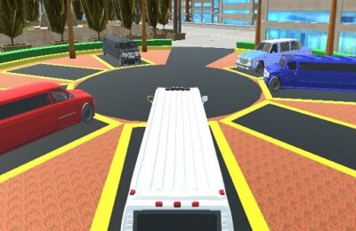 Luxury Limo Taxi Driver City Game