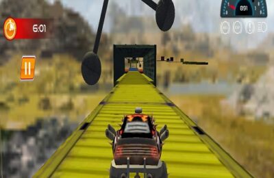 Mega Levels Car Stunt Impossible Track Game