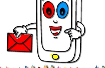 Mobile Phone Coloring Book