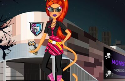 Monster High Toralei Stripe Shopping Dressup