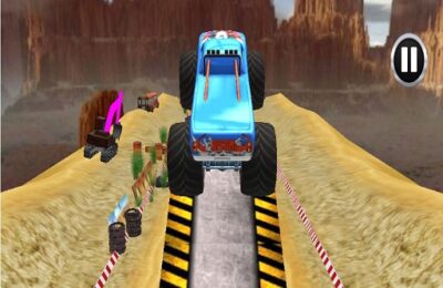 Monster Truck Tricky Stunt Race Game