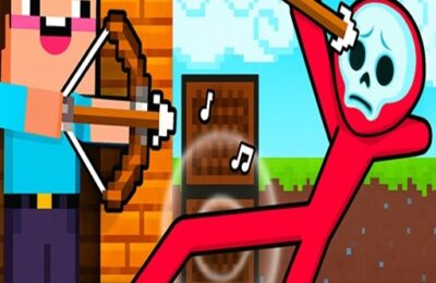 Noob archer vs Stickman Zombie: zombie shooter