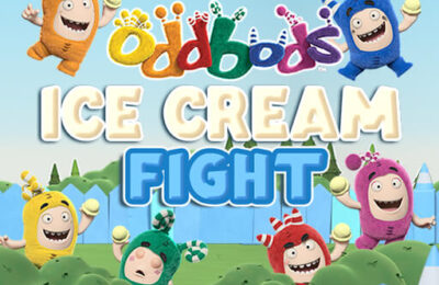 Oddbods Ice Cream Fight