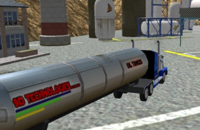 Oil Tanker Truck Drive