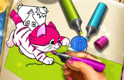 Pets Coloring Book